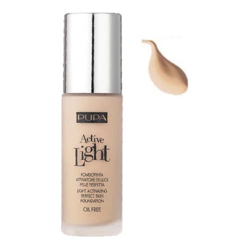 Pupa Active Light Foundation - 010 Porcelain - Image 3